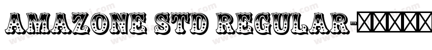 Amazone Std Regular字体转换